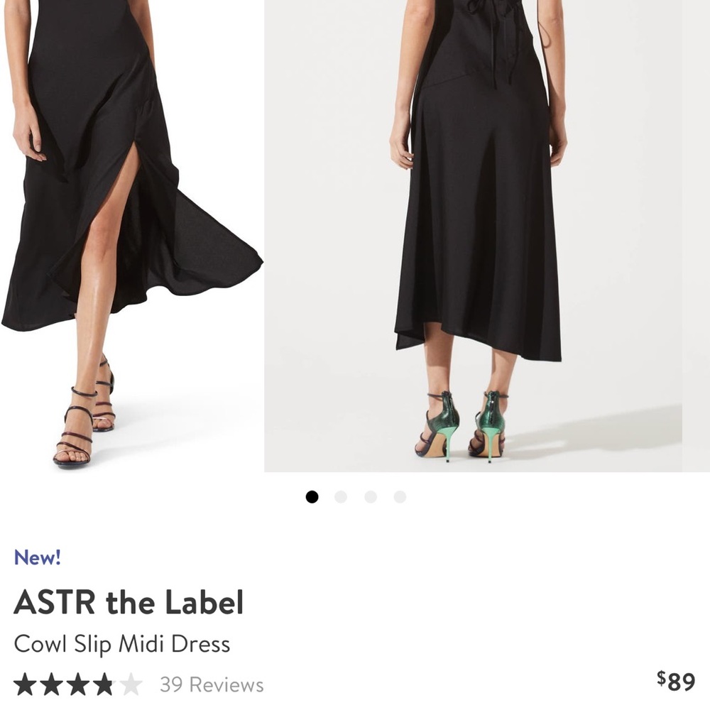 ASTR black staple dress - Picture 4 of 6